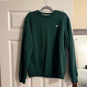 Nike Men's Dark Green Crewneck Sweater